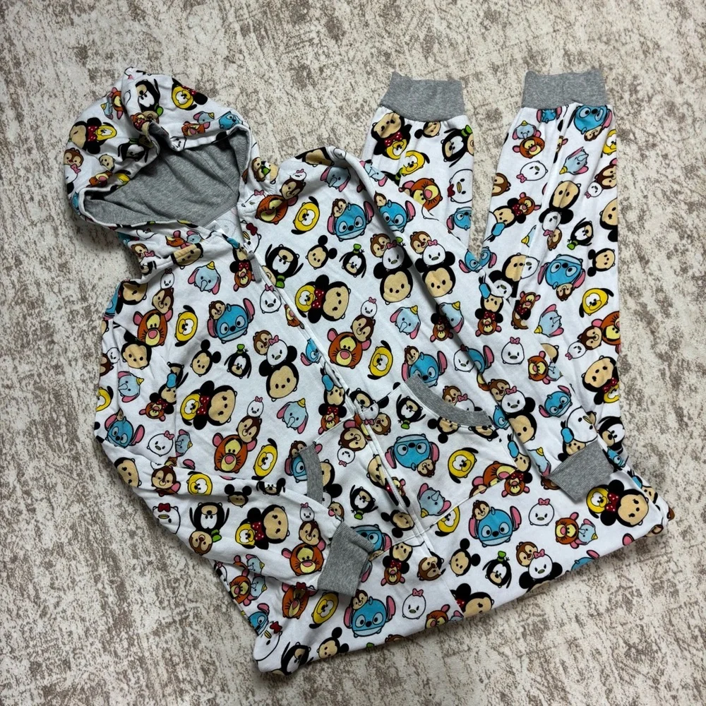 Disney‎ Tsum Tsum Adult Hooded Onesie Size M